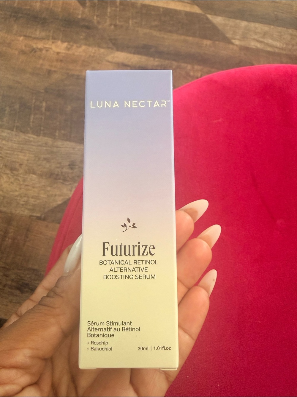 Futurize Botanical Retinol Alternative Boosting Serum — Cream/Purple